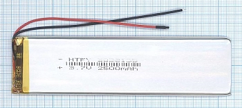 Аккумулятор (батарея) Li-Pol (3x38x135мм), 2pin, 3.7В, 2500мАч
